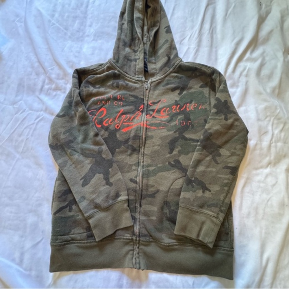 Ralph Lauren Kids Camo Green Jacket size 8
